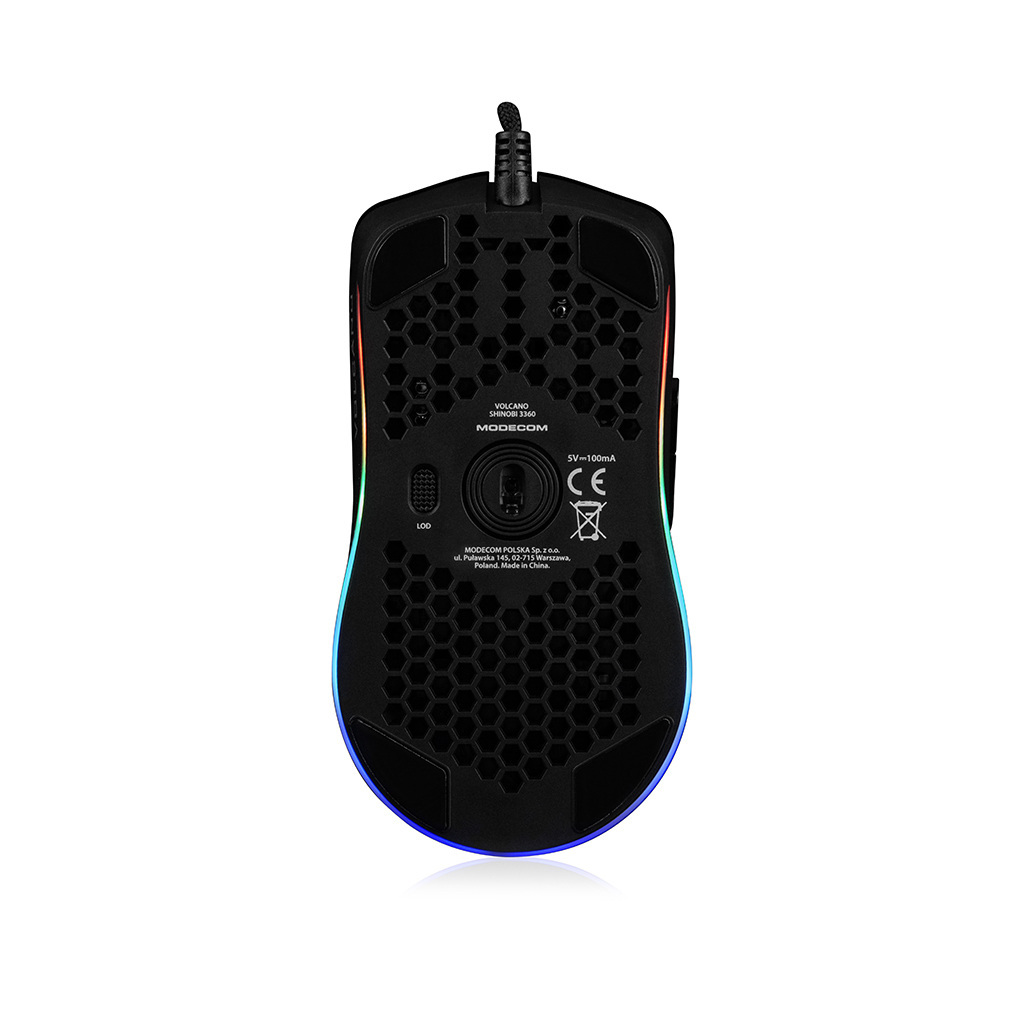 Mysz Modecom Optyczna Volcano SHINOBI 3360 Czarna