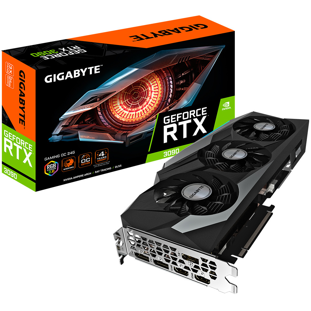 Gigabyte GeForce RTX 3090 Gaming OC 24GB GDDR6X (GV-N3090GAMING OC-24GD) Gigabyte GeForce RTX 3090 Gaming OC 24GB GDDR6X (GV-N3090GAMING OC-24GD)