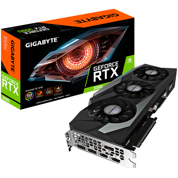 Zdjęcie produktu: Gigabyte GeForce RTX 3090 Gaming OC 24GB GDDR6X (GV-N3090GAMING OC-24GD) Zdjęcie produktu: Gigabyte GeForce RTX 3090 Gaming OC 24GB GDDR6X (GV-N3090GAMING OC-24GD)