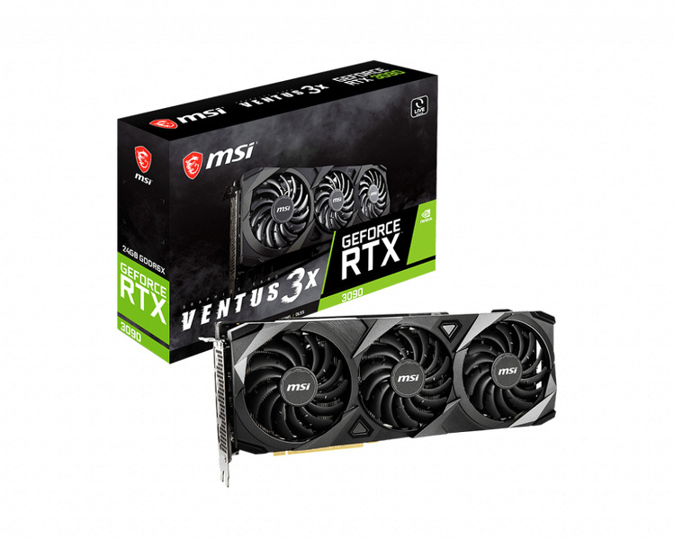 Zdjęcie produktu: MSI GeForce RTX 3090 VENTUS 3X OC 24GB GDDR6X