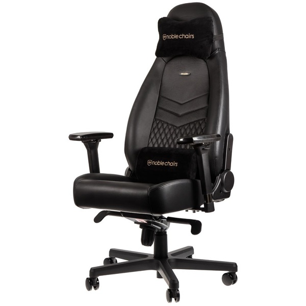 Zdjęcie produktu: Fotel noblechairs ICON, naturalna skóra, czarny, czarne obszycie, NBL-ICN-RL-BLA Zdjęcie produktu: Fotel noblechairs ICON, naturalna skóra, czarny, czarne obszycie, NBL-ICN-RL-BLA