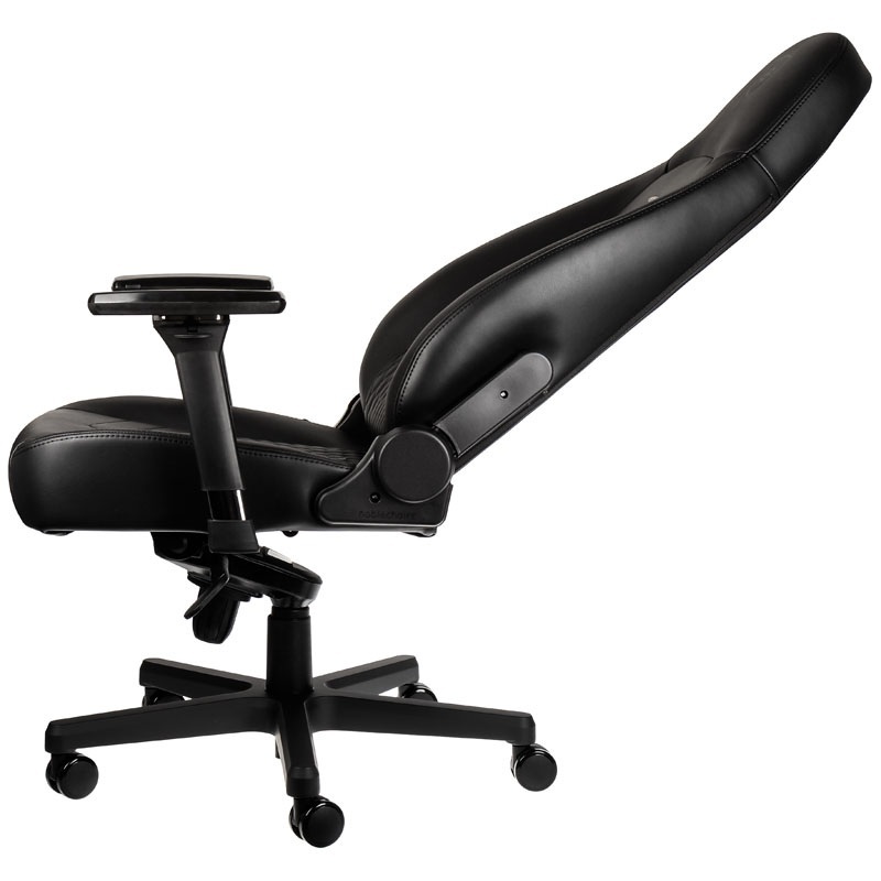 Fotel noblechairs ICON, naturalna skóra, czarny, czarne obszycie, NBL-ICN-RL-BLA Fotel noblechairs ICON, naturalna skóra, czarny, czarne obszycie, NBL-ICN-RL-BLA