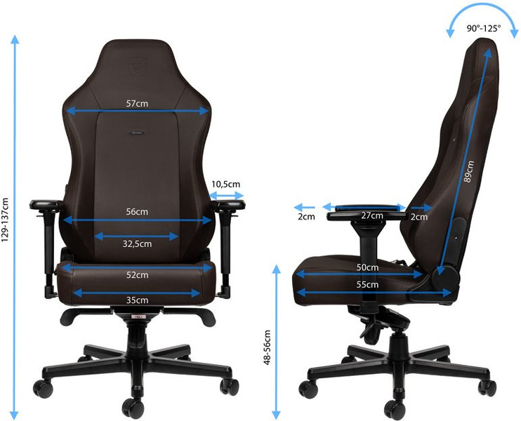 Zdjęcie produktu: noblechairs HERO Java Edition, brązowy