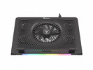 Miniatura zdjęcia: Podstawka pod laptop Genesis OXID 450 RGB 15.6”, podświetlana z wentylatorami