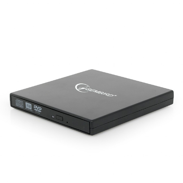 Gembird nagrywarka zewnętrzna DVD-USB-02 USB Slim Czarna