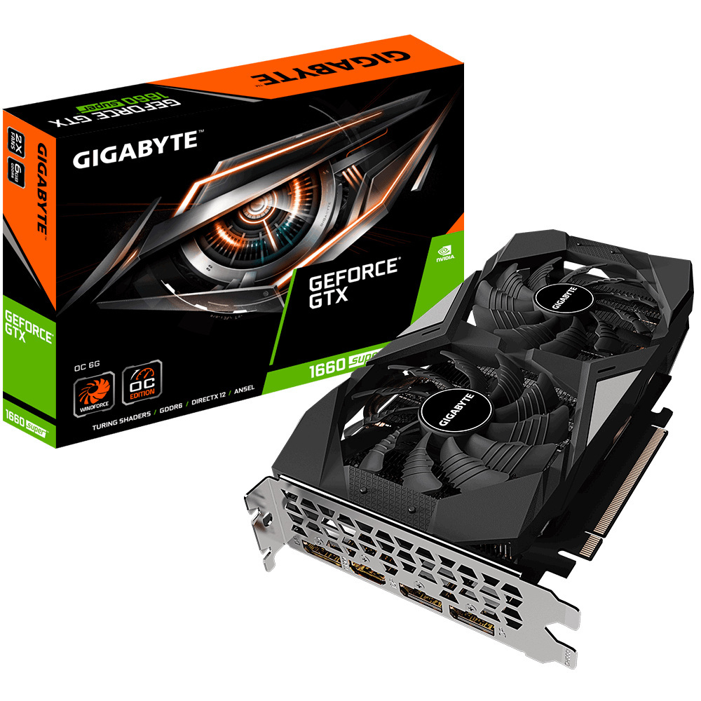 Gigabyte GeForce GTX 1660 SUPER OC 6GB GDDR6 192Bit (GV-N166SOC-6GD) Gigabyte GeForce GTX 1660 SUPER OC 6GB GDDR6 192Bit (GV-N166SOC-6GD)
