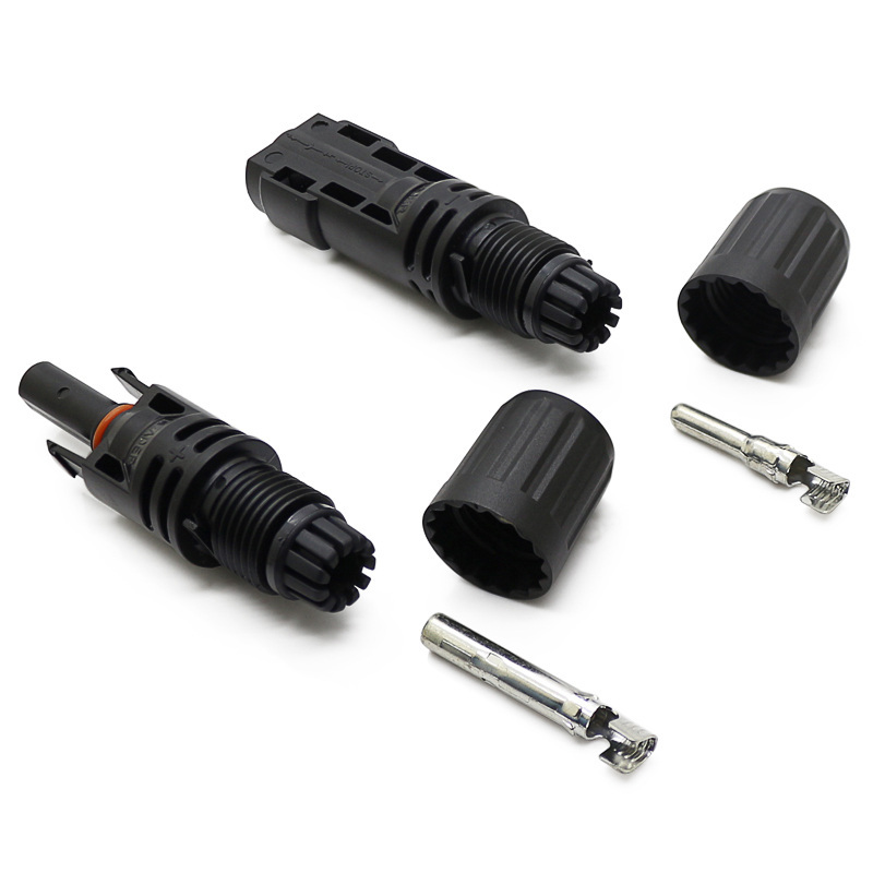 Konektor MC4 para złącz fotowoltaicznych 1500V IP67 UL94-V0 męskie i żeńskie Konektor MC4 para złącz fotowoltaicznych 1500V IP67 UL94-V0 męskie i żeńskie