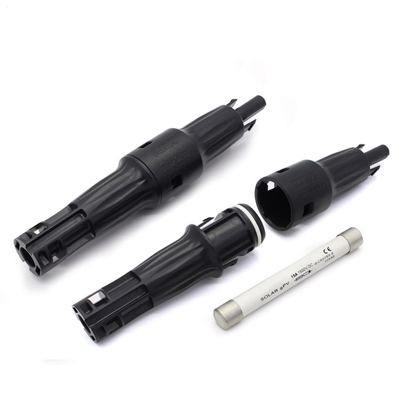 Zdjęcie produktu: Liniowa obudowa na bezpiecznik fotowoltaiczny 1500V 15A-30A PPO IP68 UL94-V0