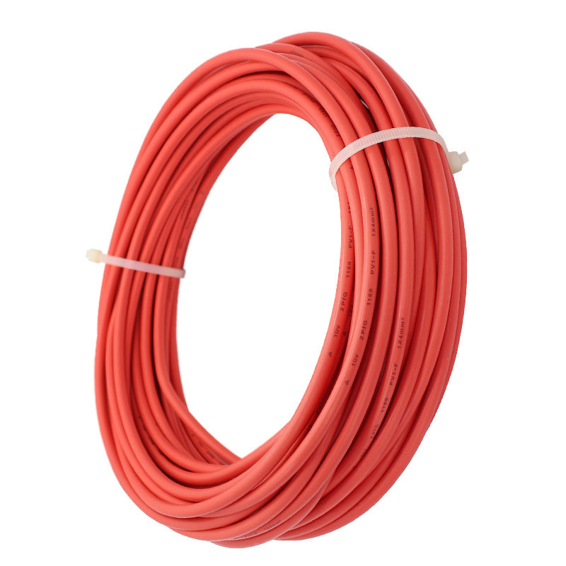 Kabel solarny fotowoltaiczny 1x4.0mm TXR Czerwony XLPE 1 metr