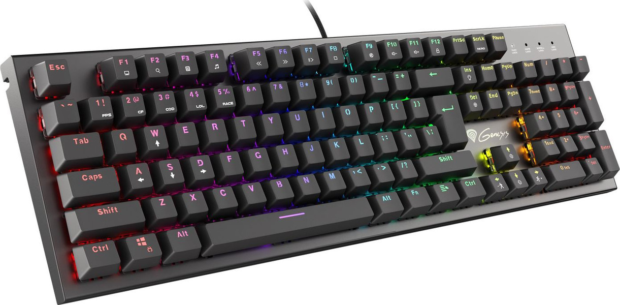 Zdjęcie produktu: Klawiatura Mechaniczna Genesis Thor 300 RGB Podświetlana Opro Brown Zdjęcie produktu: Klawiatura Mechaniczna Genesis Thor 300 RGB Podświetlana Opro Brown