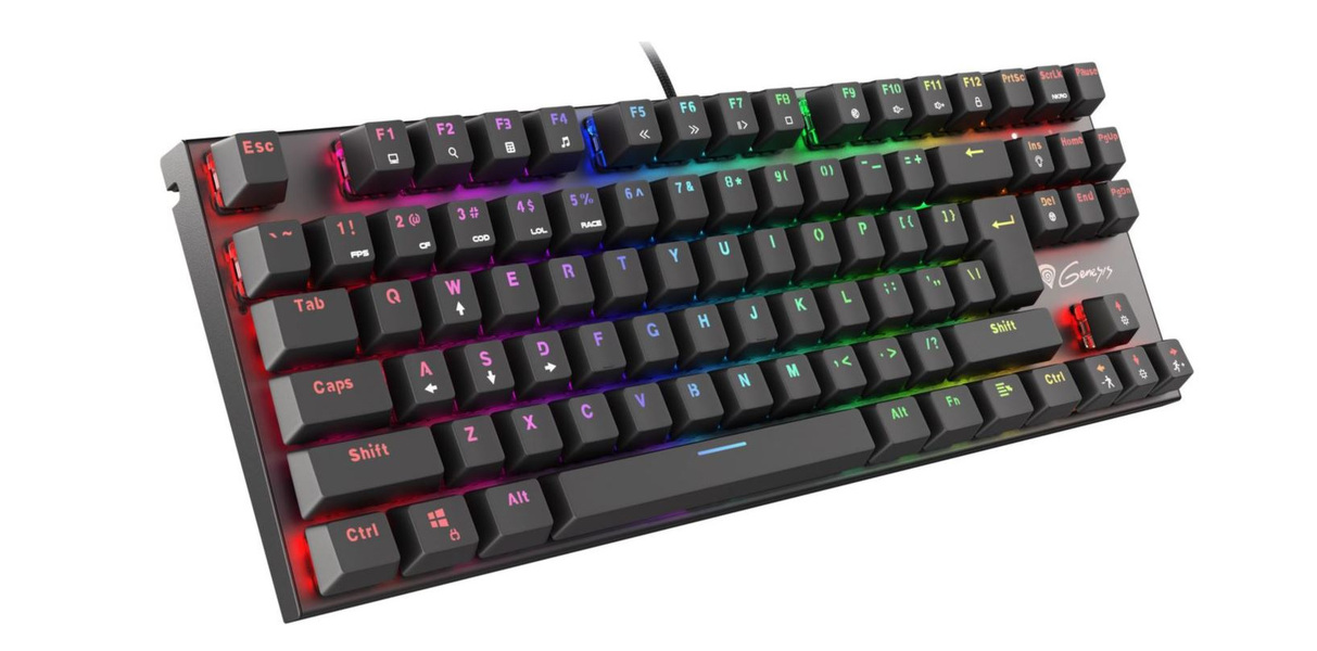 Zdjęcie produktu: Klawiatura Mechaniczna Genesis Thor 300 TKL RGB Podświetlana Opro Red Zdjęcie produktu: Klawiatura Mechaniczna Genesis Thor 300 TKL RGB Podświetlana Opro Red