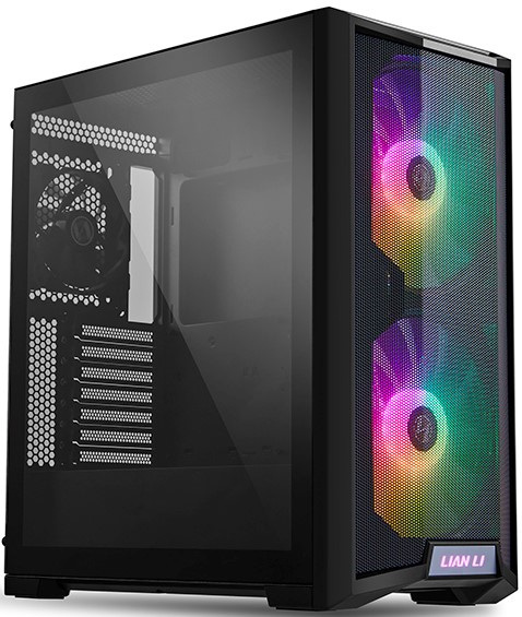 Obudowa do komputera Lian Li LANCOOL 215 Mesh ARGB, Hartowane szkło, czarna Obudowa do komputera Lian Li LANCOOL 215 Mesh ARGB, Hartowane szkło, czarna