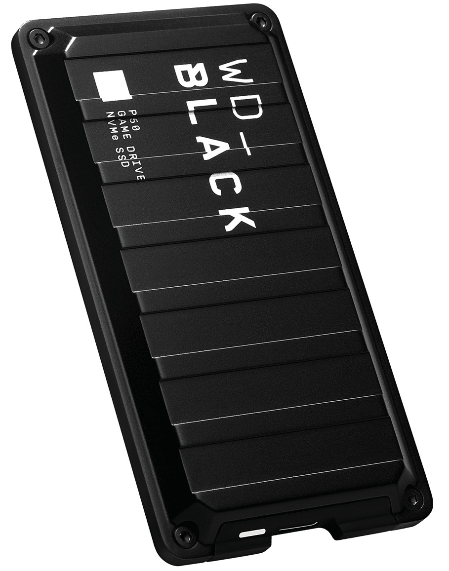 Dysk przenośny WD BLACK P50 Game Drive SSD 1TB USB TYP-C 3.2 2000 MB/s odczyt (WDBA3S0010BBK-WESN)