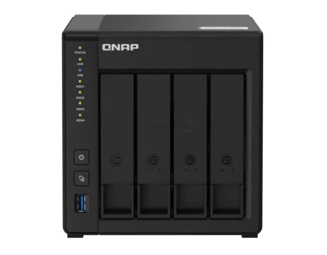 Serwer plików QNAP TS-451D2-2G 4-bay, Celeron J4025 dual-core 2.0 /2.9 GHz , 2G RAM DDR4, 2x 1 GbE LAN, 4xUSB 3.2, 1xHDMI Serwer plików QNAP TS-451D2-2G 4-bay, Celeron J4025 dual-core 2.0 /2.9 GHz , 2G RAM DDR4, 2x 1 GbE LAN, 4xUSB 3.2, 1xHDMI