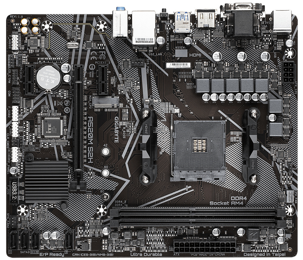 Gigabyte A520M S2H AM4