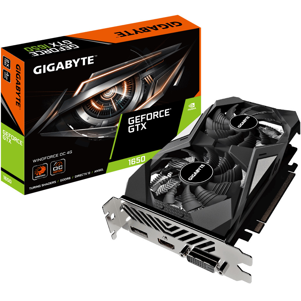 Gigabyte GeForce GTX 1650 D6 WindForce OC 4GB GDDR6 128Bit (GV-N1656WF2OC-4GD 2.0)