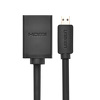 Miniatura zdjęcia: Ugreen kabel przewód przejściówka adapter HDMI - micro HDMI 19 pin 20cm czarny (20134)