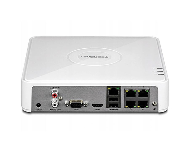 Zdjęcie produktu: Zestaw do monitoringu Trendnet TV-NVR104K rejestrator NVR 4 kanałowy POE + 2 Kamery TV-IP320PI + 1TB HDD