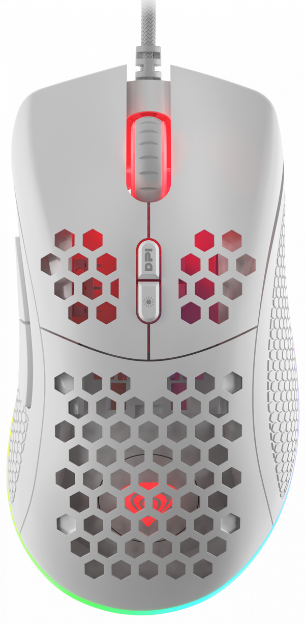 Zdjęcie produktu: Mysz Genesis Krypton 550 Lekka Biała dla graczy Zdjęcie produktu: Mysz Genesis Krypton 550 Lekka Biała dla graczy