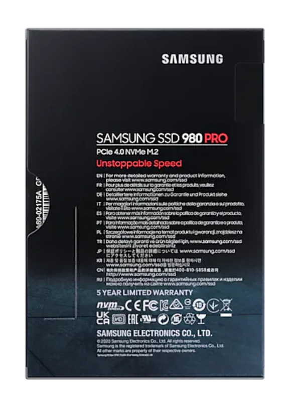 Zdjęcie produktu: Dysk Samsung SSD 980 PRO MZ-V8P500BW 500GB M.2 PCIe NVMe Gen4 Zdjęcie produktu: Dysk Samsung SSD 980 PRO MZ-V8P500BW 500GB M.2 PCIe NVMe Gen4