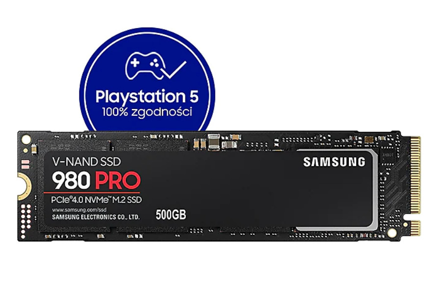 Dysk Samsung SSD 980 PRO MZ-V8P500BW 500GB M.2 PCIe NVMe Gen4 Dysk Samsung SSD 980 PRO MZ-V8P500BW 500GB M.2 PCIe NVMe Gen4