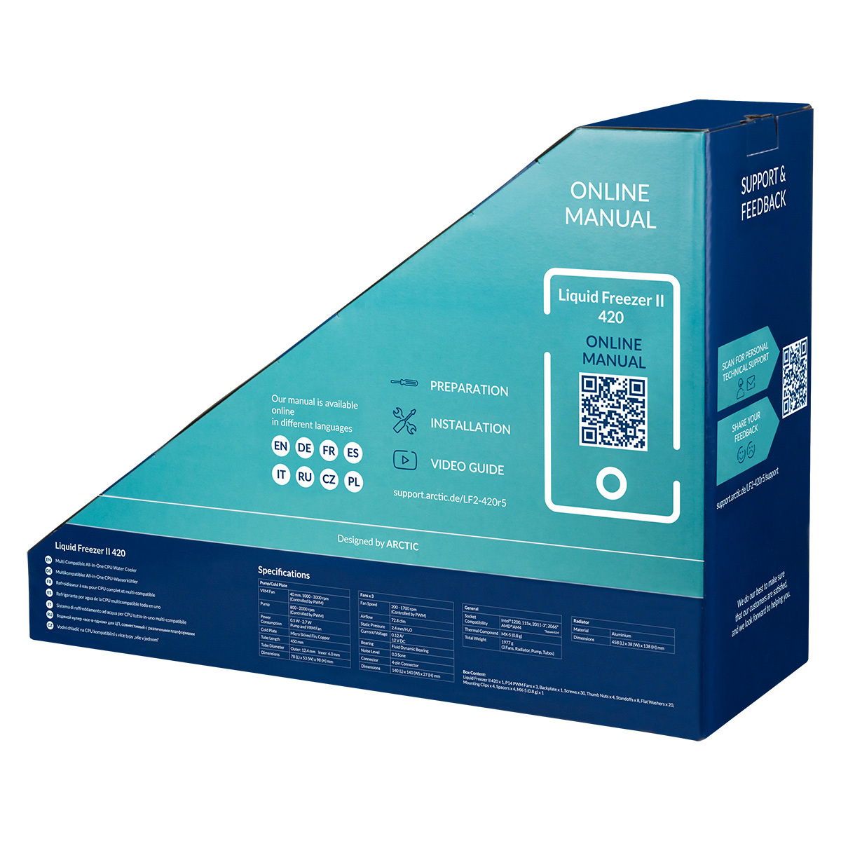 Chłodzenie wodne Arctic Liquid Freezer II 420 (ACFRE00092A)