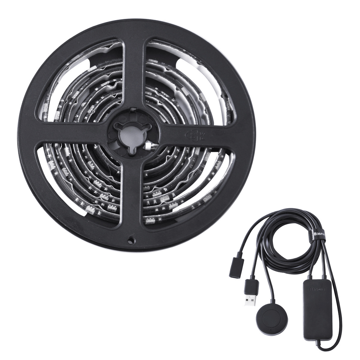 Samoprzylepna taśma LED Baseus GAMO z pilotem , RGB, 5W, 1,5m (DGKU-01)