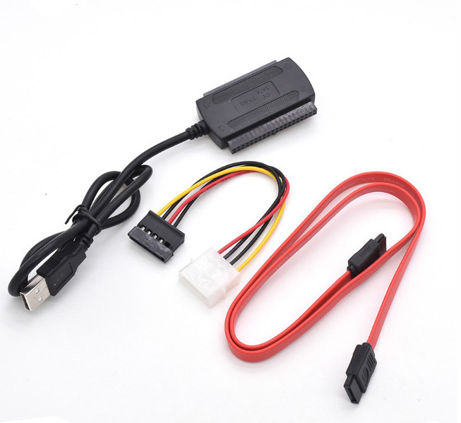 Zdjęcie produktu: Adapter z zasilaniem dla dysków 2.5" / 3.5" SATA / PATA / IDE na USB 2.0