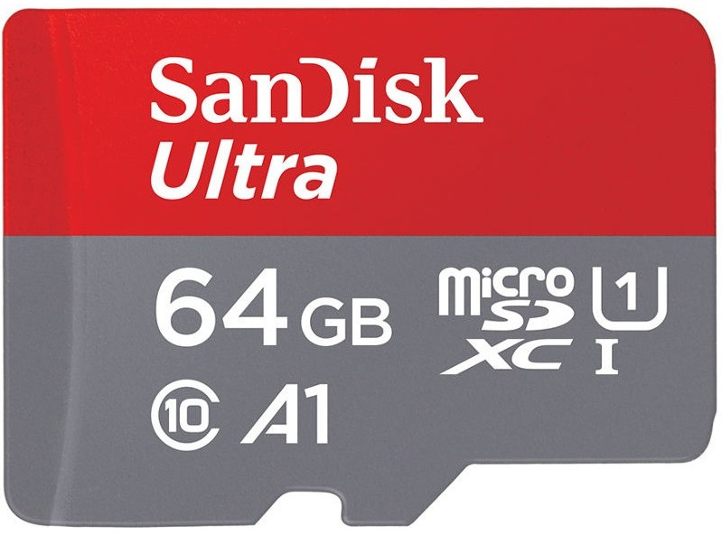 Karta SanDisk Ultra Android microSDXC UHS-I 64GB 120MB/s A1 Class 10 + Adapter SD (SDSQUA4-064G-GN6MA)