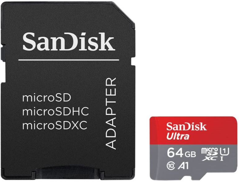 Karta SanDisk Ultra Android microSDXC UHS-I 64GB 120MB/s A1 Class 10 + Adapter SD (SDSQUA4-064G-GN6MA)