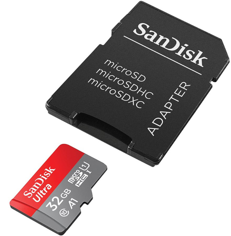 Karta SanDisk Ultra Android microSDHC UHS-I 32GB 120MB/s A1 Class 10 + Adapter SD (SDSQUA4-032G-GN6MA)