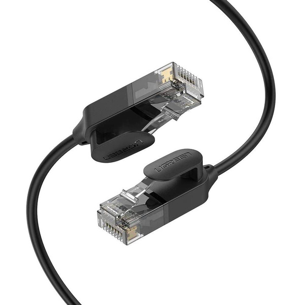 Zdjęcie produktu: Ugreen Patch Cable NW122 CAT.6 UTP 1000Mbps 1m czarny (70332)