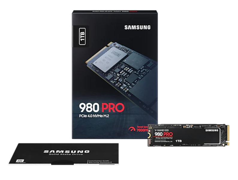 Zdjęcie produktu: Dysk Samsung SSD 980 PRO MZ-V8P1T0BW 1TB M.2 PCIe NVMe Gen4