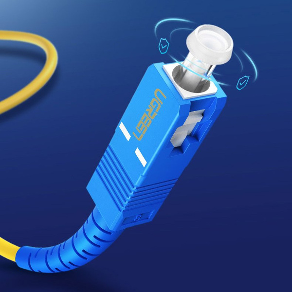 Zdjęcie produktu: Kabel światłowodowy SC/UPC UGREEN NW131, patchcord, simplex, 3m (żółty) (70664) Zdjęcie produktu: Kabel światłowodowy SC/UPC UGREEN NW131, patchcord, simplex, 3m (żółty) (70664)