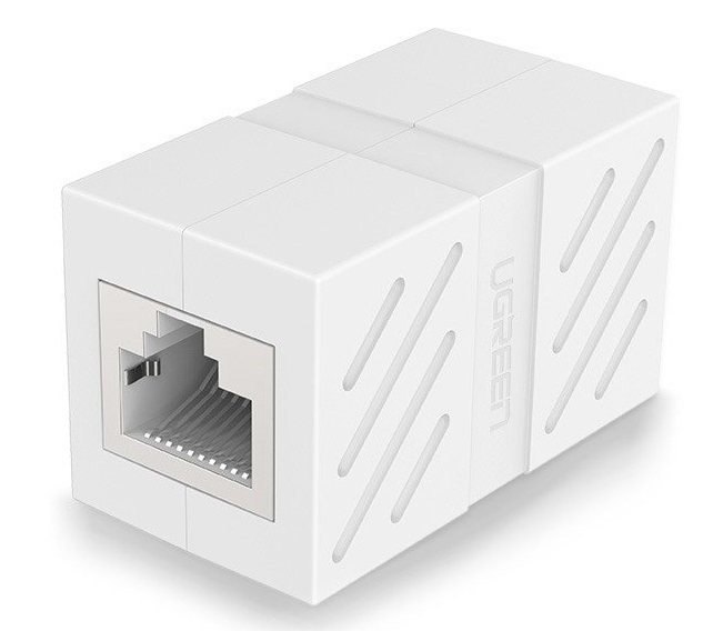 Złączka, przedłużka sieciowa RJ45 UGREEN NW114 Ethernet, 8P/8C, Cat.7, UTP (biała) (20311) Złączka, przedłużka sieciowa RJ45 UGREEN NW114 Ethernet, 8P/8C, Cat.7, UTP (biała) (20311)