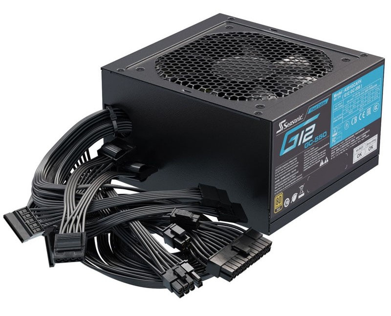 Zasilacz Seasonic G12-GC-550 80Plus Gold 550W Zasilacz Seasonic G12-GC-550 80Plus Gold 550W