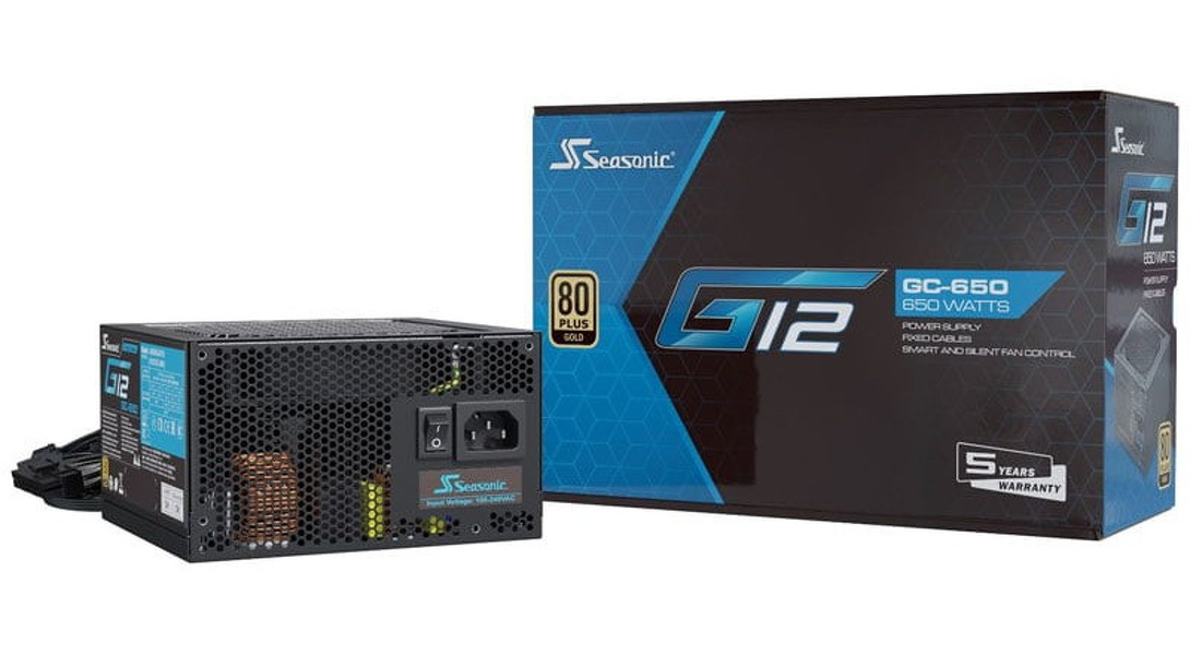 Zdjęcie produktu: Zasilacz Seasonic G12-GC-650 80Plus Gold 650W