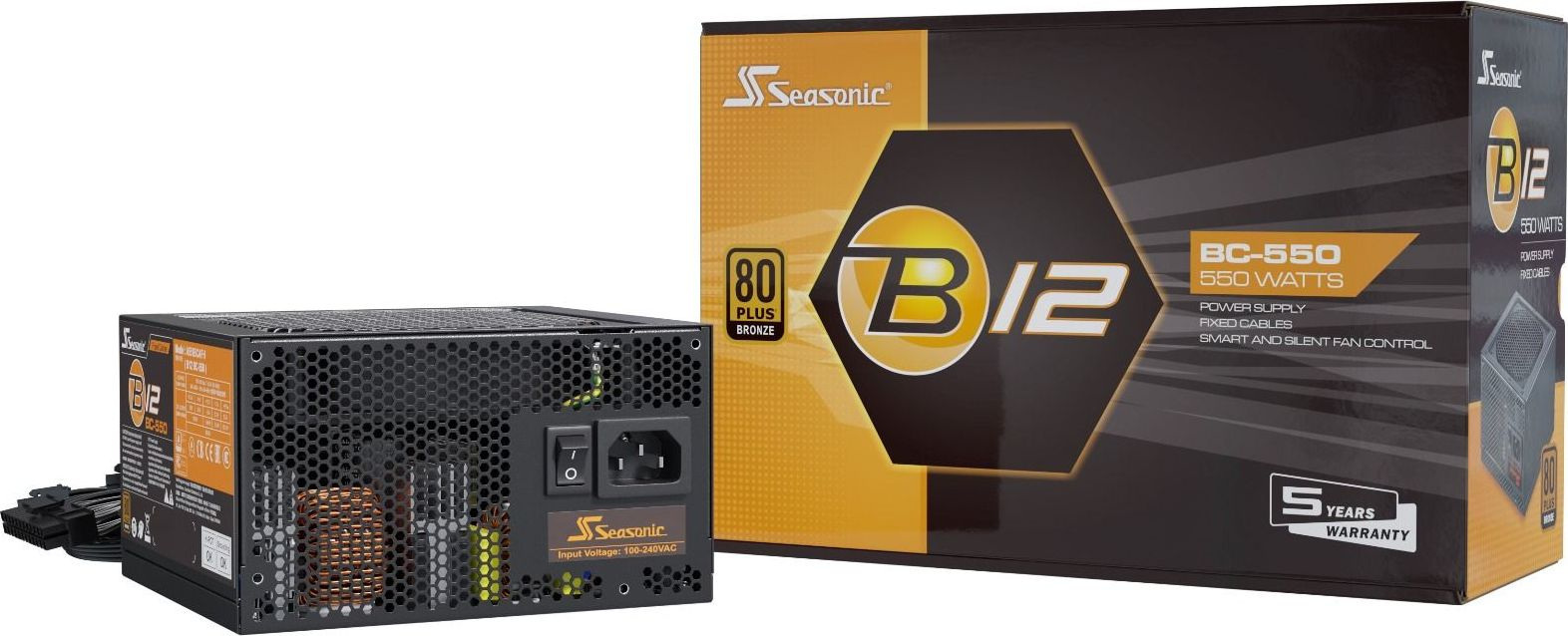 Zasilacz Seasonic B12-BC-550 80Plus Bronze 550W