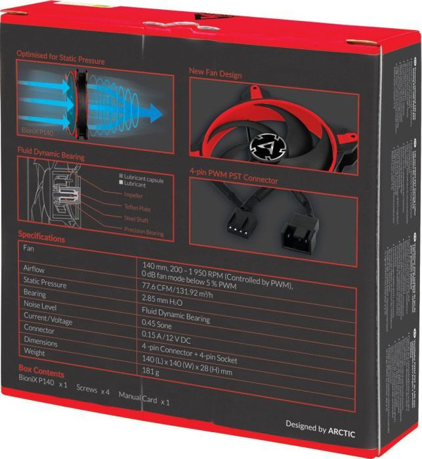 Zdjęcie produktu: Arctic BioniX P140 PWM PST (ACFAN00127A)