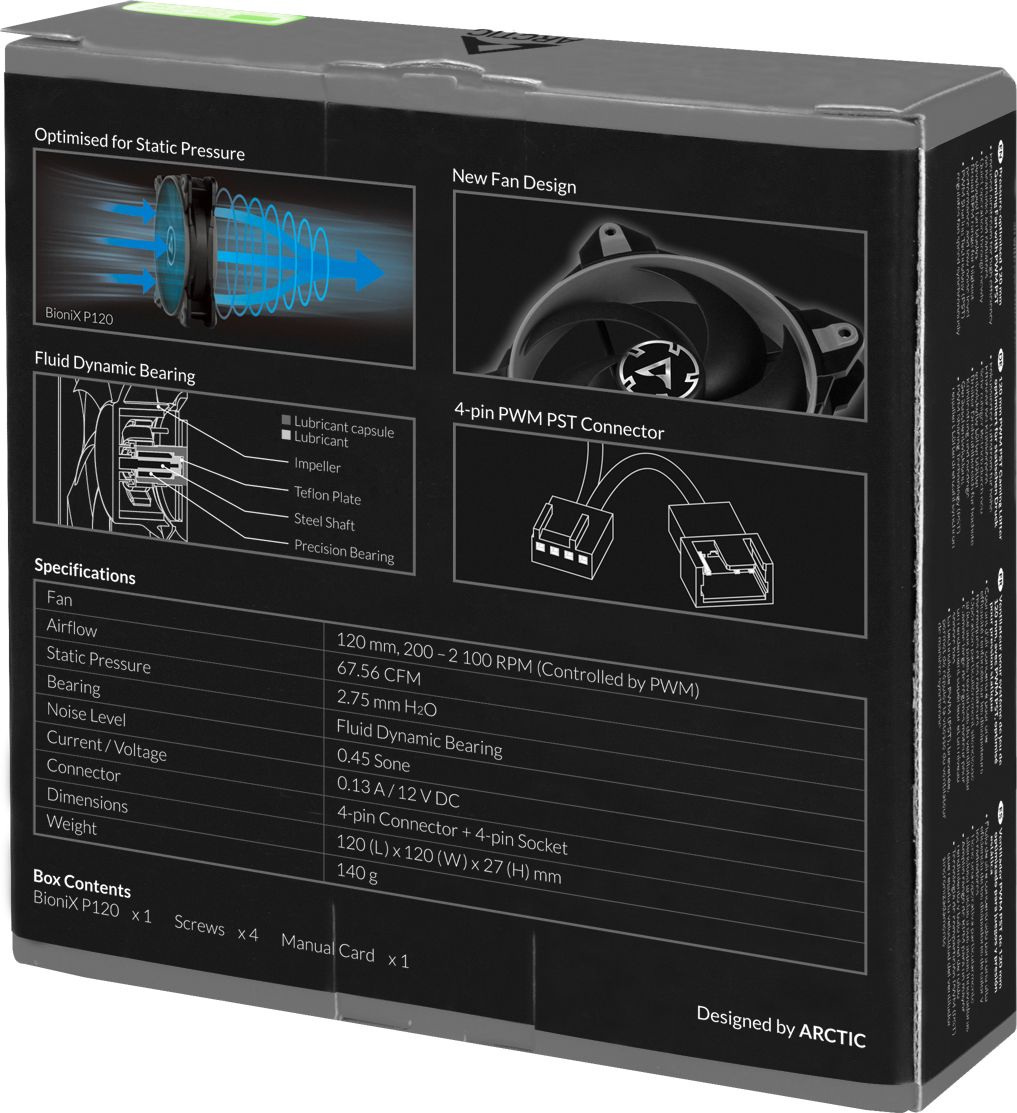 Arctic BioniX P120 PWM PST (ACFAN00168A)