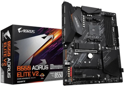 Miniatura produktu: Płyta główna Gigabyte B550 AORUS ELITE V2 AM4