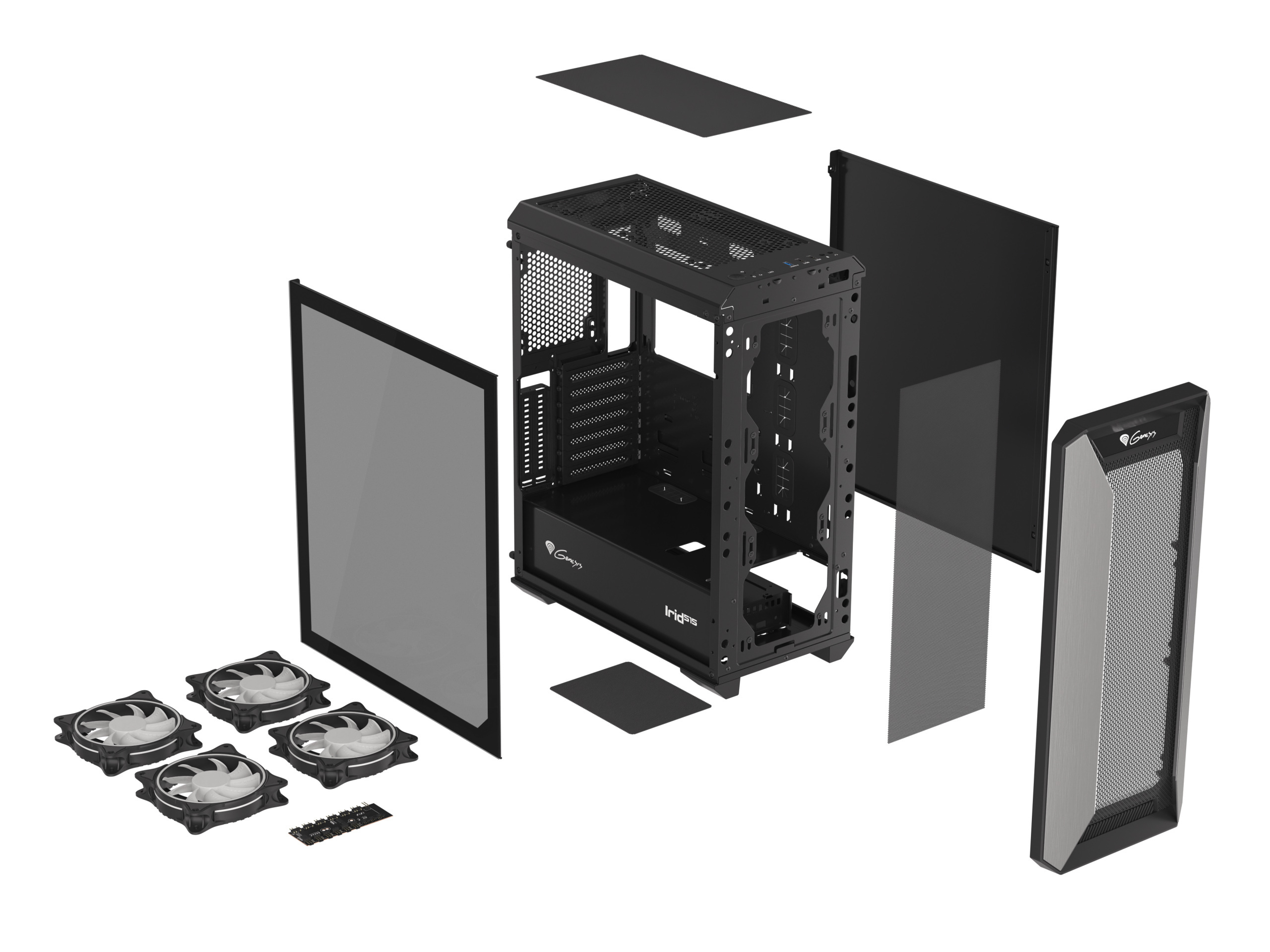 Obudowa do komputera Genesis IRID 515 Mesh ARGB Glass