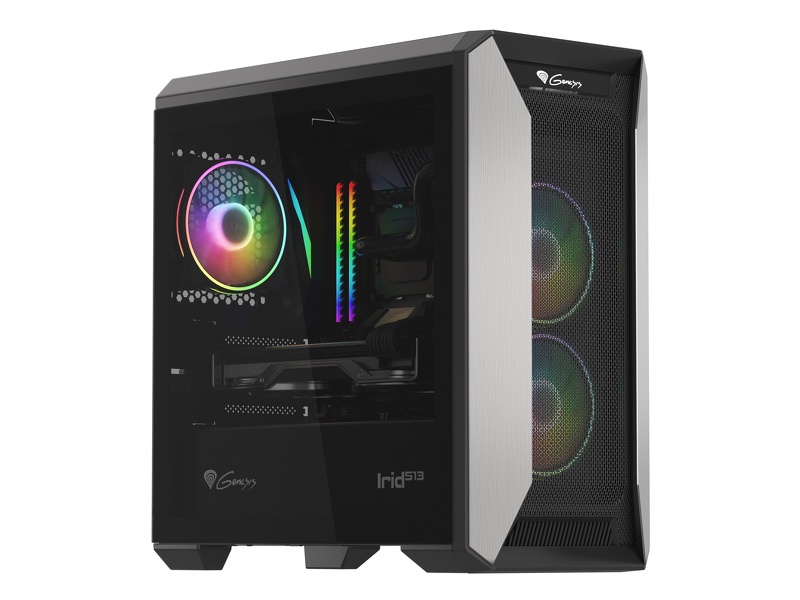 Zdjęcie produktu: Obudowa do komputera Genesis IRID 513 Mesh RGB Micro Glass