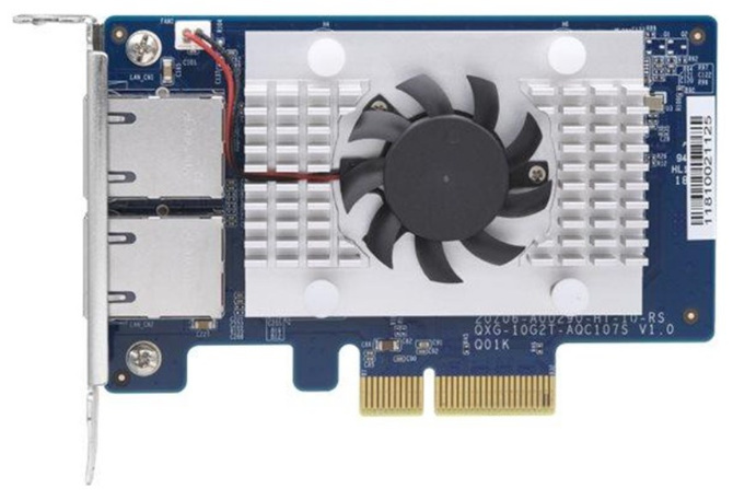 Qnap QXG-10G2T-107T 2 x 10Gbase-T 10GbE karta rozsze Qnap QXG-10G2T-107T 2 x 10Gbase-T 10GbE karta rozsze