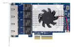 Qnap QXG-5G4T-111C 4 x 5GbE multi-Gig expansioncard; low-profile; Aquantia AQC111C; Gen3 x 4