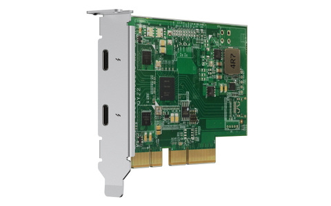 Miniatura produktu: Qnap QXP-T32P Dual-port Thunderbolt 3 expansion card Miniatura produktu: Qnap QXP-T32P Dual-port Thunderbolt 3 expansion card