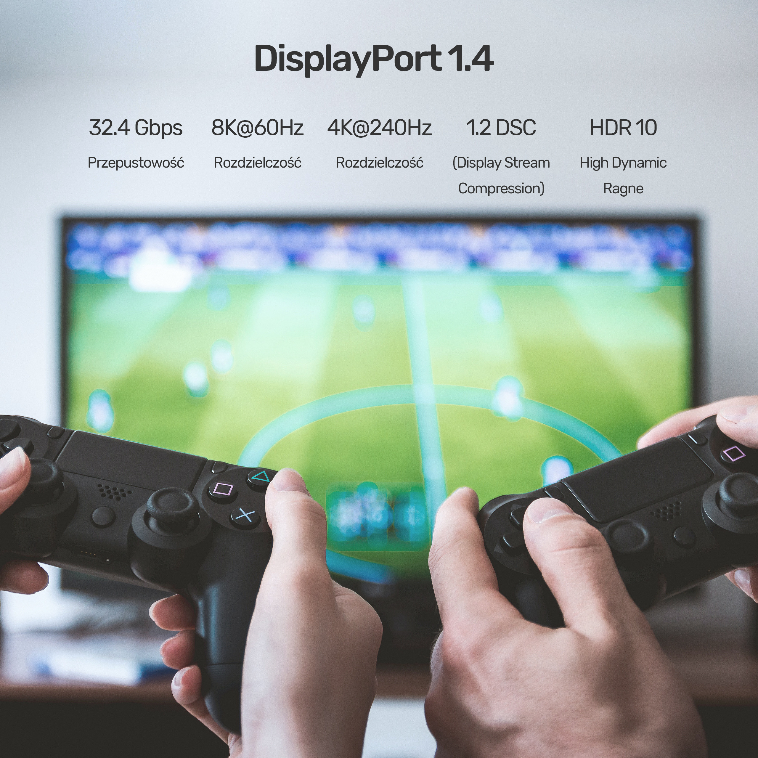 Unitek kabel optyk DisplayPort 10m (C1616GY)