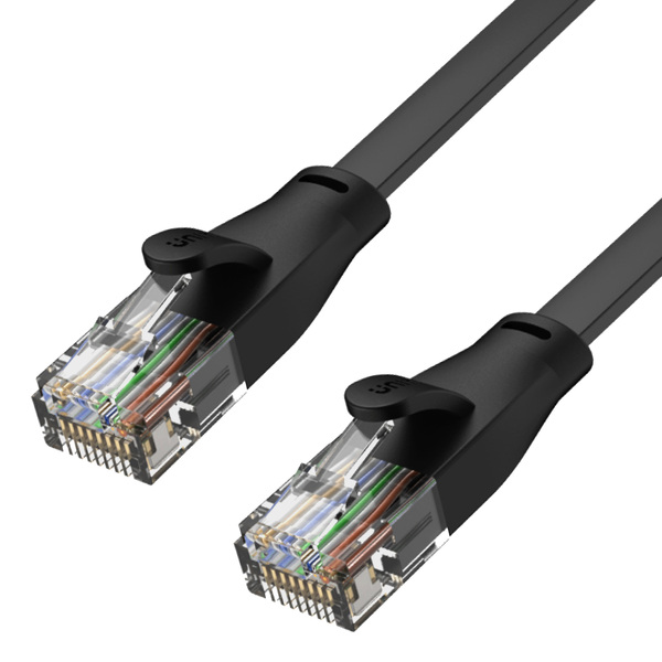 Zdjęcie produktu: Patch Cable CAT.6 czarny Unitek 5m płaski (C1812GBK) Zdjęcie produktu: Patch Cable CAT.6 czarny Unitek 5m płaski (C1812GBK)