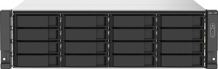 Serwer plików QNAP TS-1673AU-RP-16G 16-Bay,3U rack, Czterordzeniowy AMD Ryzen V1500B 2,2GHz, 16GB UDIMM DDR4, 2x2,5 GbE LAN, USB 3.2x4, PCIe 2 x Gen3 x4