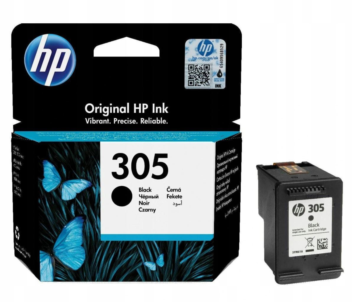 Tusz HP 305 3YM61AE Black Czarny 2ml 120stron